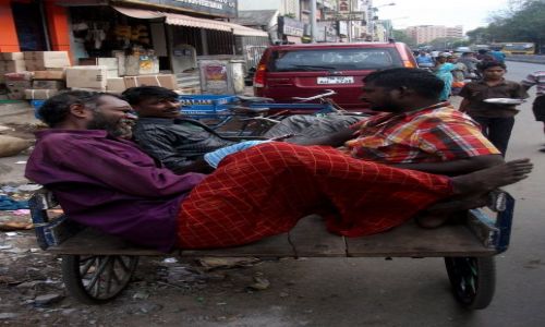 Zdjcie INDIE / Tamil Nadu / Chennai (Madras) / ... czas relaksu...