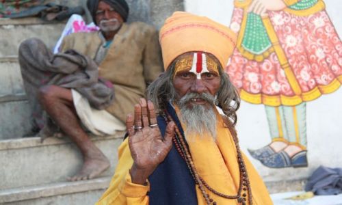 Zdjecie INDIE / - / Udaipur / Sadhu