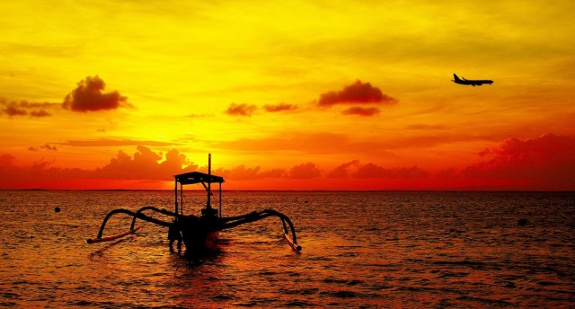 Zdj cia: Sanur, Bali, Wschd soca(Sanur)., INDONEZJA