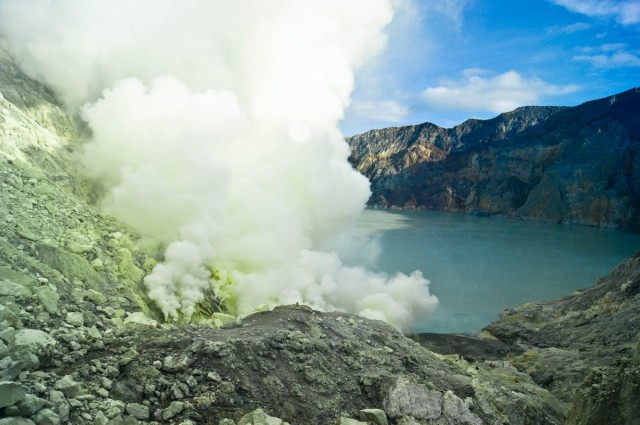 Zdj cia: Ijen, -Banyuwangi, Wulkan Ijan, INDONEZJA