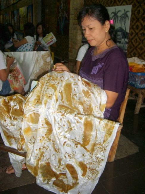 Zdjęcia: pracownia batiku, Jawa, w manufakturze, INDONEZJA Zdjęcia: pracownia batiku, Jawa, w manufakturze, INDONEZJA