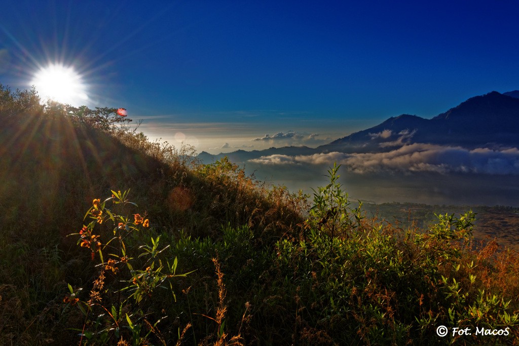 Zdjęcia: Wulkan Batur, Bali, Wschód słońca, INDONEZJA Zdjęcia: Wulkan Batur, Bali, Wschód słońca, INDONEZJA