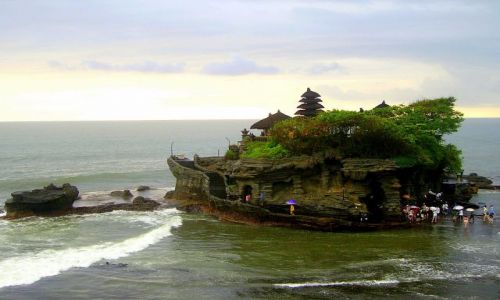 Zdjecie INDONEZJA / Bali / Bali - Tanah Lot / witynia na wyspie - Tanah Lot