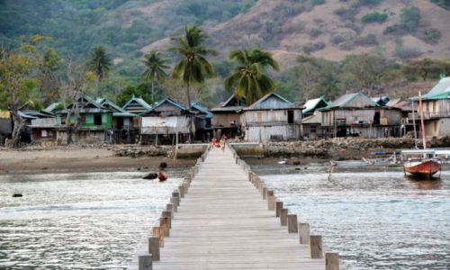 Zdjecie INDONEZJA / Komodo / Komoda / Wioska Rybacka Komodoa