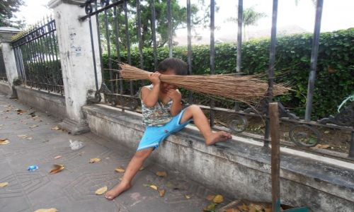 Zdjcie INDONEZJA / yogjakarta / .. / wstydz si