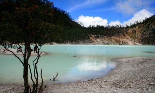 Zdjecie INDONEZJA / Jawa / Bandung / kawah putih, white lake