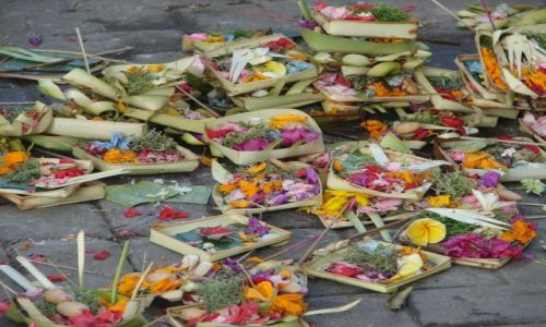 Zdjecie INDONEZJA / Bali / Legian / Ofiary dla bogw