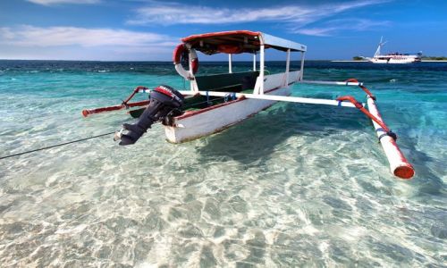 Zdjecie INDONEZJA / Morze Lombok / Palau Palau Barbatukarang / lewitacja