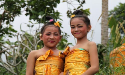 Zdjęcie INDONEZJA / Bali / Pura Besakih / Rama i Sita