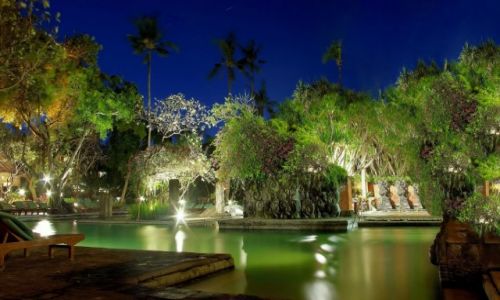 INDONEZJA / Bali / Bali Hyatt Hotel-Sanur / Hotelowy basen