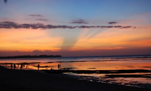 Zdjęcie INDONEZJA / GiliGili -AIR wysepka za GiliMeno / Gili AIR / Wczesny zachod slonca 19sta :(((