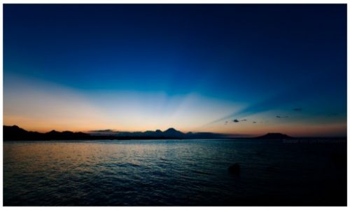 Zdjcie INDONEZJA / Bali / Pemuteran / Sundown over Java