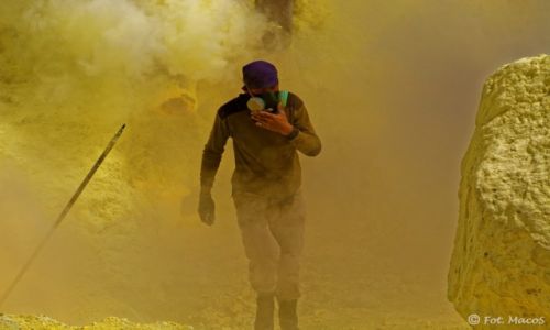 Zdjecie INDONEZJA / Jawa / Kawah Ijen / Czas na odpoczynek