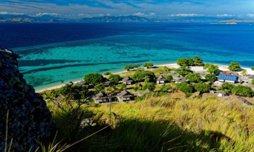Zdjecie INDONEZJA / Flores / Kanawa / Wyspa i rafa koralowa