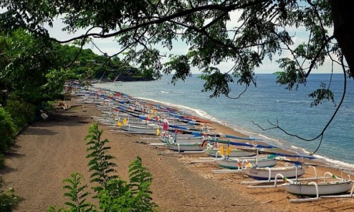 Zdjecie INDONEZJA / Bali / Bali / fisherman beach