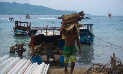 Zdjecie INDONEZJA / Gili Air / Gili Air / Praca
