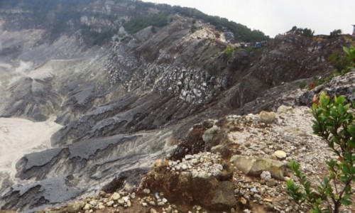 Zdjcie INDONEZJA / Jawa / Tangkuban Perahu / krater Krlowej