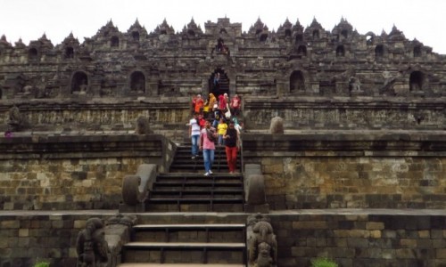 Zdjęcie INDONEZJA / Jawa / stupa Borobudur / Borobudur droga do Oświecenia