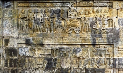 Zdjcie INDONEZJA / Jawa / stupa Borobodur / Borobudur droga do Owiecenia