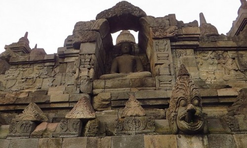 Zdjcie INDONEZJA / Jawa / stupa Borobodur / Borobudur droga do Owiecenia