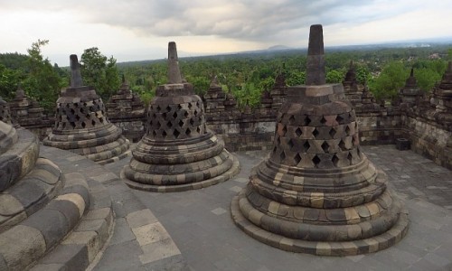 Zdjcie INDONEZJA / Jawa / stupa Borobodur / Borobudur droga do Owiecenia