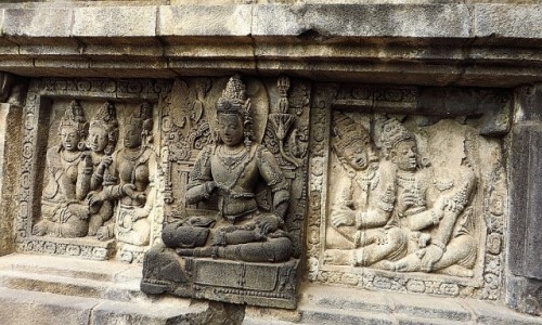 Zdjęcie INDONEZJA / Jawa / Yogyakarta / świątynia Prambanan