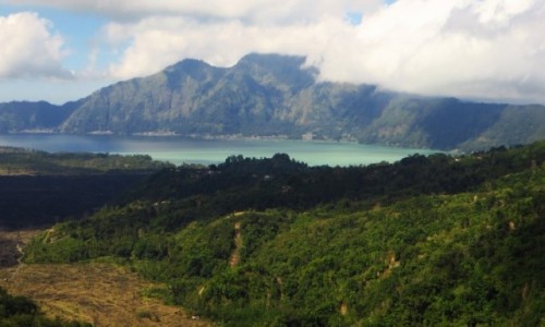 Zdjcie INDONEZJA / Bali / wulkan Batur / wulkaniczne jezioro
