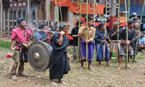 Zdjecie INDONEZJA / Sulawesi / Tana Toraja / Fragment uroczystoci