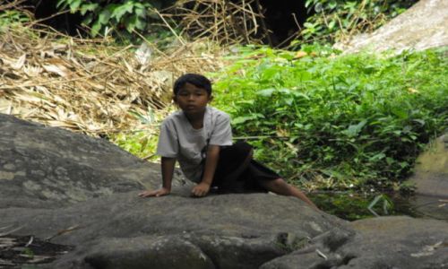 Zdjęcie INDONEZJA / płn.Bali / wodospady Git Git / ciekawski