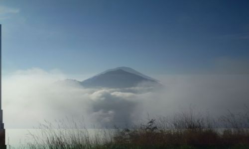 Zdjęcie INDONEZJA / Bali / Mt. Batur / ... widok na Gunung Agung z Gunung Batur,,,,