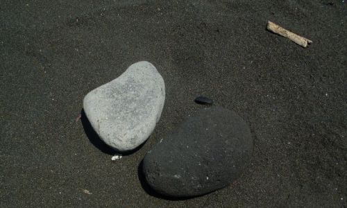 Zdjecie INDONEZJA / Bali / Kusamba-Candidasa / ... w czarno-biaej tonacji ....