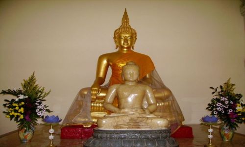 Zdjęcie INDONEZJA / Jawa / po drodze do Prambanan / jeden duży, drugi mały