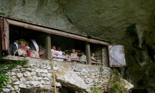 Zdjcie INDONEZJA / Sulawesi Poudniowe / kraina Tana Toradja / galeria tau-tau