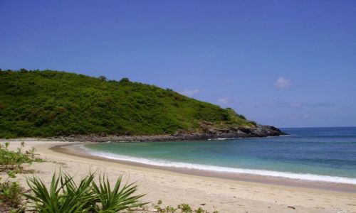 Zdjcie INDONEZJA / wyspa Lombok / Mawun Beach / zatoka surferw - Mawun Beach