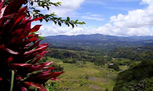 Zdjęcie INDONEZJA / Sulawesi Południowe / okolice wioski Lempo / panorama z okolic Lempo