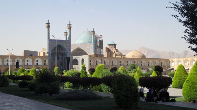 Zdj cia: Meczet Imama, Esfahan, Patrzc z cienia, IRAN