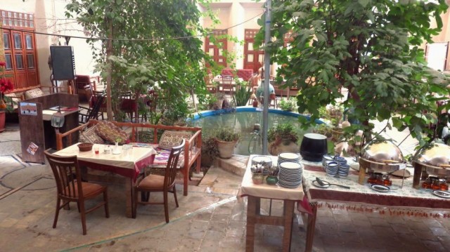 Zdj cia: Jazd, Dziedziniec hotelu Silk Road, IRAN Zdj cia: Jazd, Dziedziniec hotelu Silk Road, IRAN