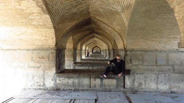 Zdj cia: Isfahan, Zabytkowy most Khaju - dolna część, IRAN Zdj cia: Isfahan, Zabytkowy most Khaju - dolna część, IRAN