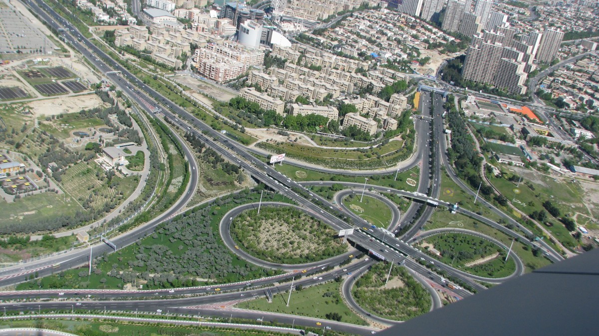 Zdjęcia: Teheran, Teheran, widok z Milad Tower, 435 m, IRAN Zdjęcia: Teheran, Teheran, widok z Milad Tower, 435 m, IRAN