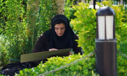 Zdjęcie IRAN / - / Esfahan / Malarka