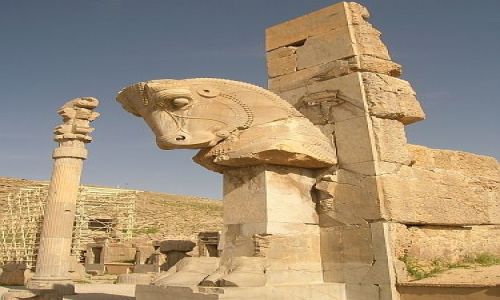 Zdjęcie IRAN / brak / Prowincja Pars / Persepolis Pałac Stu kolumn