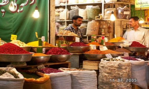 Zdjęcie IRAN / brak / Esfahan / Bazar z jego bogactwem