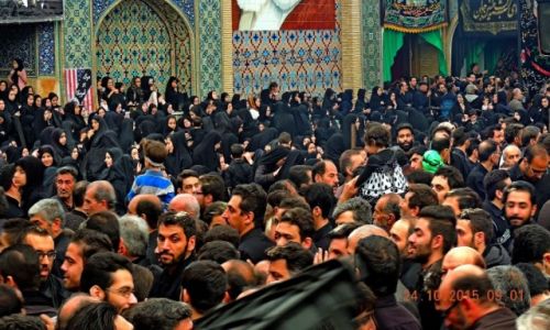 Zdjęcie IRAN / Isfahan / meczet / obchody święta Aszura