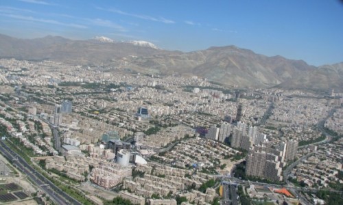 Zdjecie IRAN / - / Teheran / Teheran, widok z Milad Tower, 435 m