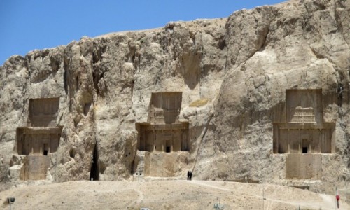 Zdjcie IRAN / Shiraz / Naksze Rostam / Krlewska nekropolia