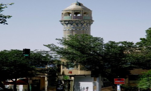 Zdjęcie IRAN / Kashan / Okolice starego miasta / Wertykalizm