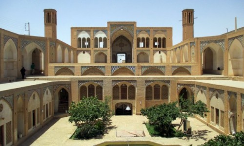 Zdjcie IRAN / Kashan / Meczet Aqa Bozorg / Medresa