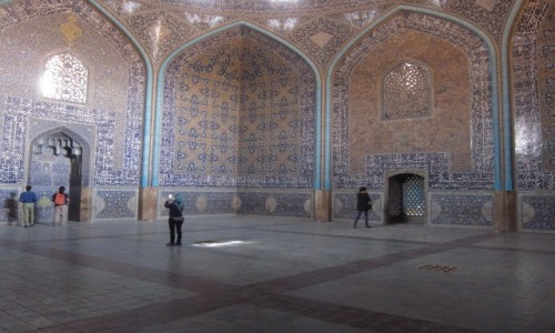 IRAN / Isfahan / Isfahan / Wntrze Meczetu Lutf Allaha