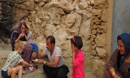 Zdjcie IRAN / Kurdystan / Palangan / zaproszenie na herbat u Kurdw