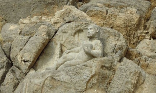 IRAN / - / Bisotun / Rzeźba Herkulesa